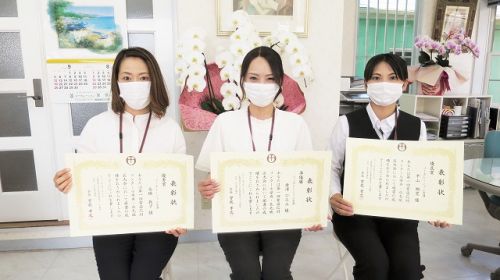 2021年電話応対コンクール利根沼田地区大会 スタッフ全員が入賞！準優勝、優秀賞、優良賞をいただきました。
