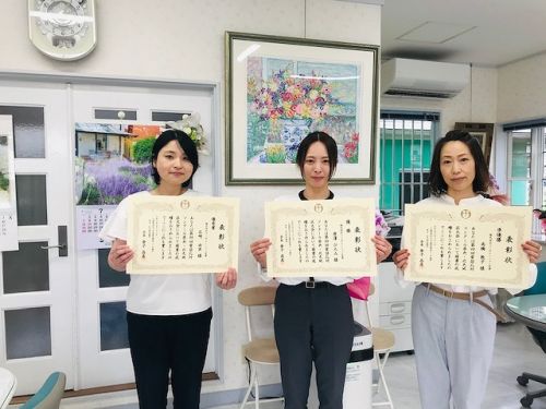 2024年度電話応対コンクール地区大会で唐澤が優勝、高橋が準優勝、石﨑が優秀賞（3位）をいただきました！！